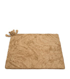 Jellycat bear blanket with textured fur and bear head, 56cm x 70cm, UK version
