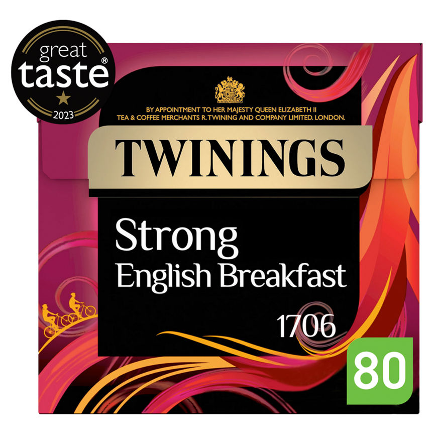 Twinings Strong English Breakfast 80 Tea Bags