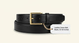 Givenchy Voyou leather belt, UK version