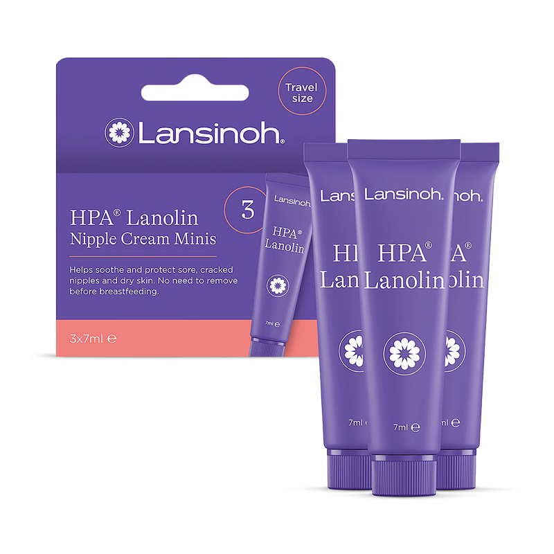 Lansinoh nipple cream Minis 3 x 7ml (British brand)