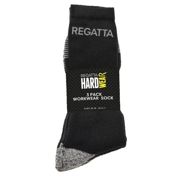 Regatta Mens Hardwearing Winter Socks (Pack Of 3) (6-11) GOODS Superdrug   