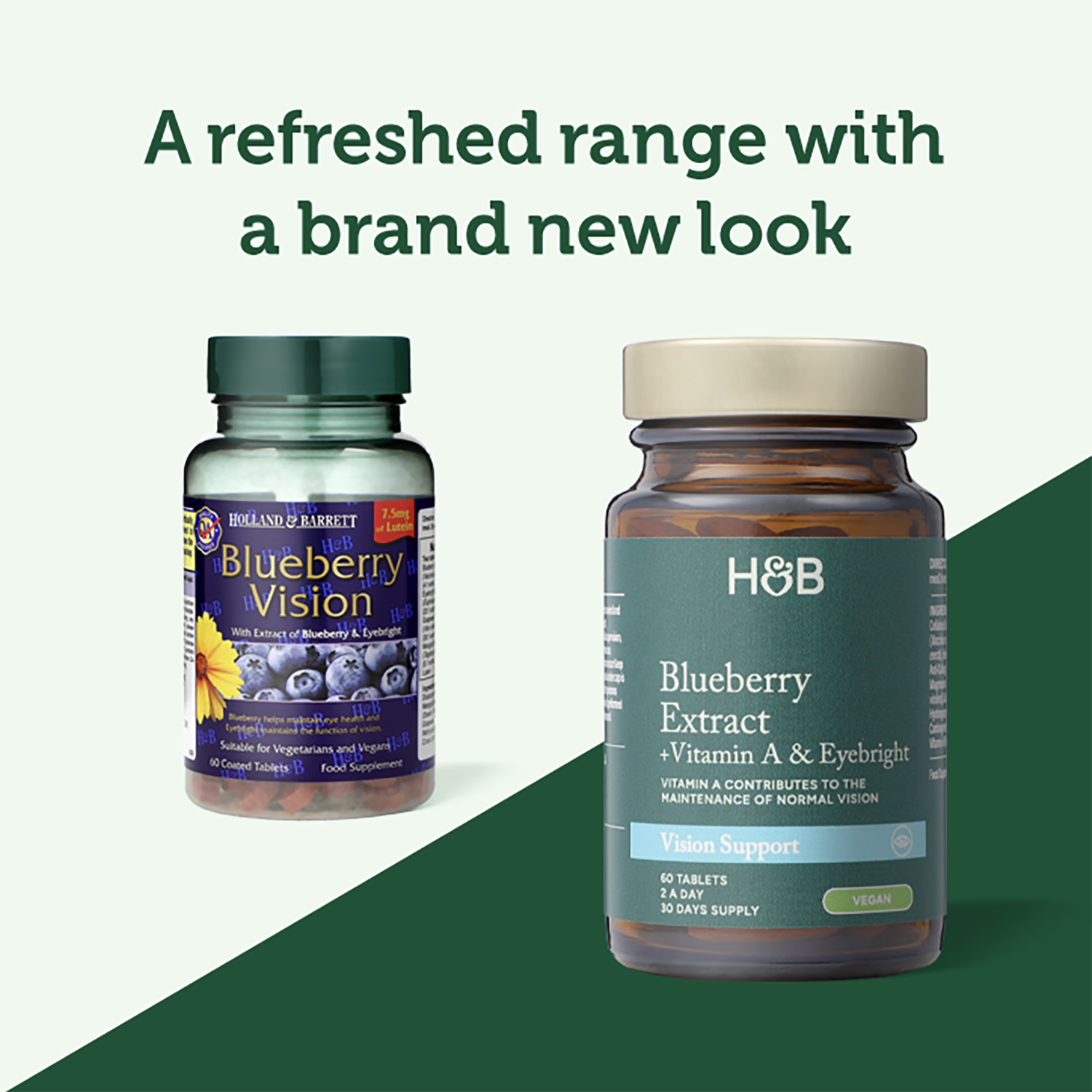 Holland Barrett Blueberry Vision 60 Capsules