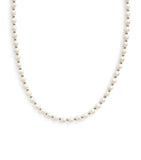 Nialaya Freshwater Pearl Necklace with stainless steel beads, UK version
