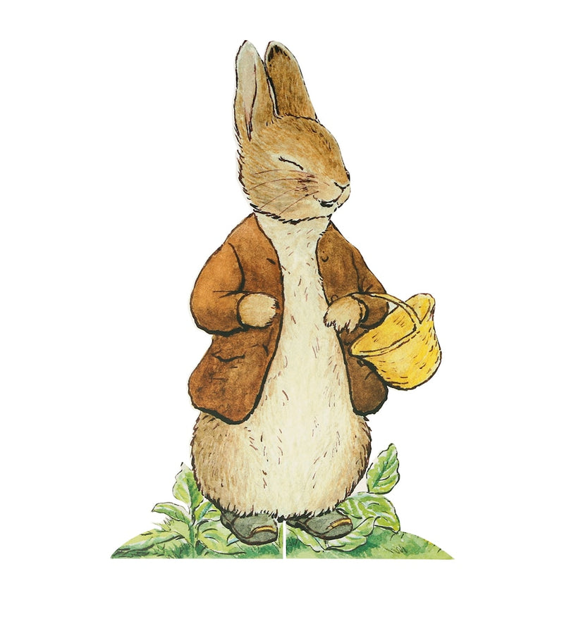 Meri Meri Peter Rabbit egg hunt kit with 6 characters and wooden stakes, imported from the UK