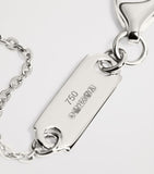 Harrods white gold diamond pendant necklace 0.25ct (British brand)