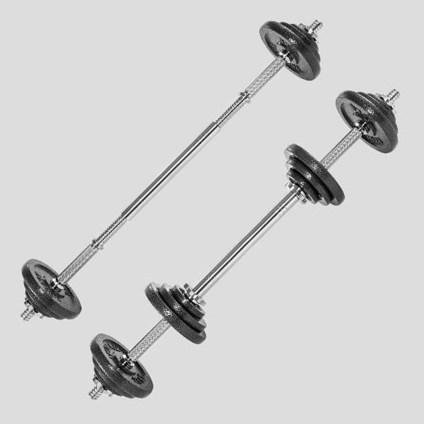 Phoenix Fitness dumbbell handles and connector set (British brand)
