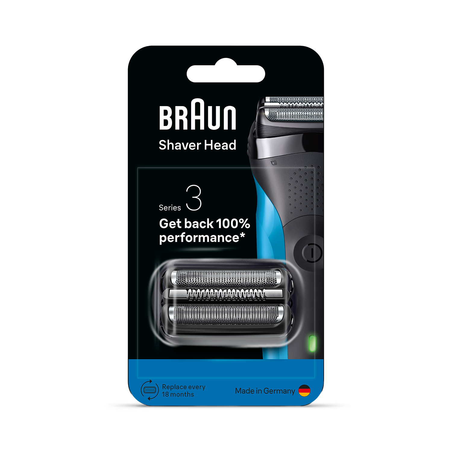 Braun electric shaver replacement head 21B - British product