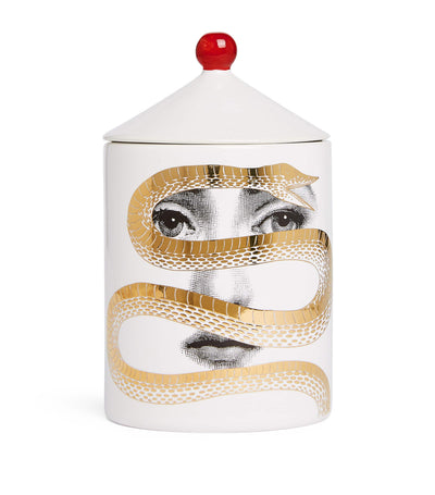 Harrods Fornasetti Small Peccato Originale Scented Candle 310g- Buy online at McGrocer