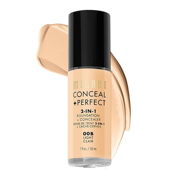 Conceal + Perfect 2 in 1 Foundation 0A1 Alabaster 30ml GOODS Superdrug Light  