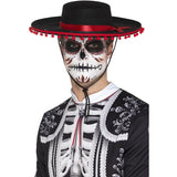 Smiffys Senor hat black red - British product