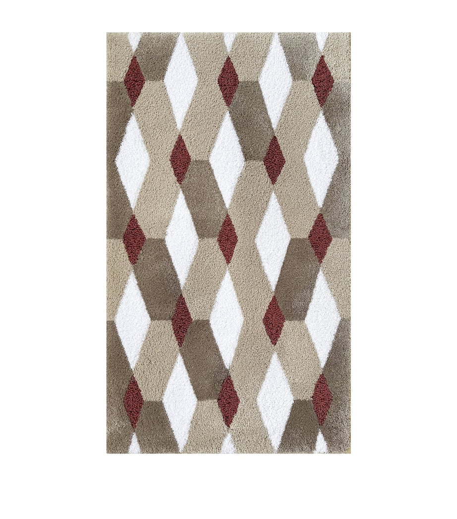 Graccioza geometric pattern bath mat 60x100cm (British brand)
