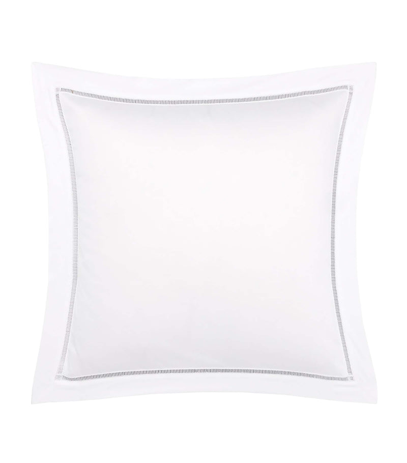 Yves Delorme Colisée Blanc Square Oxford pillowcase 65cm x 65cm (British brand)