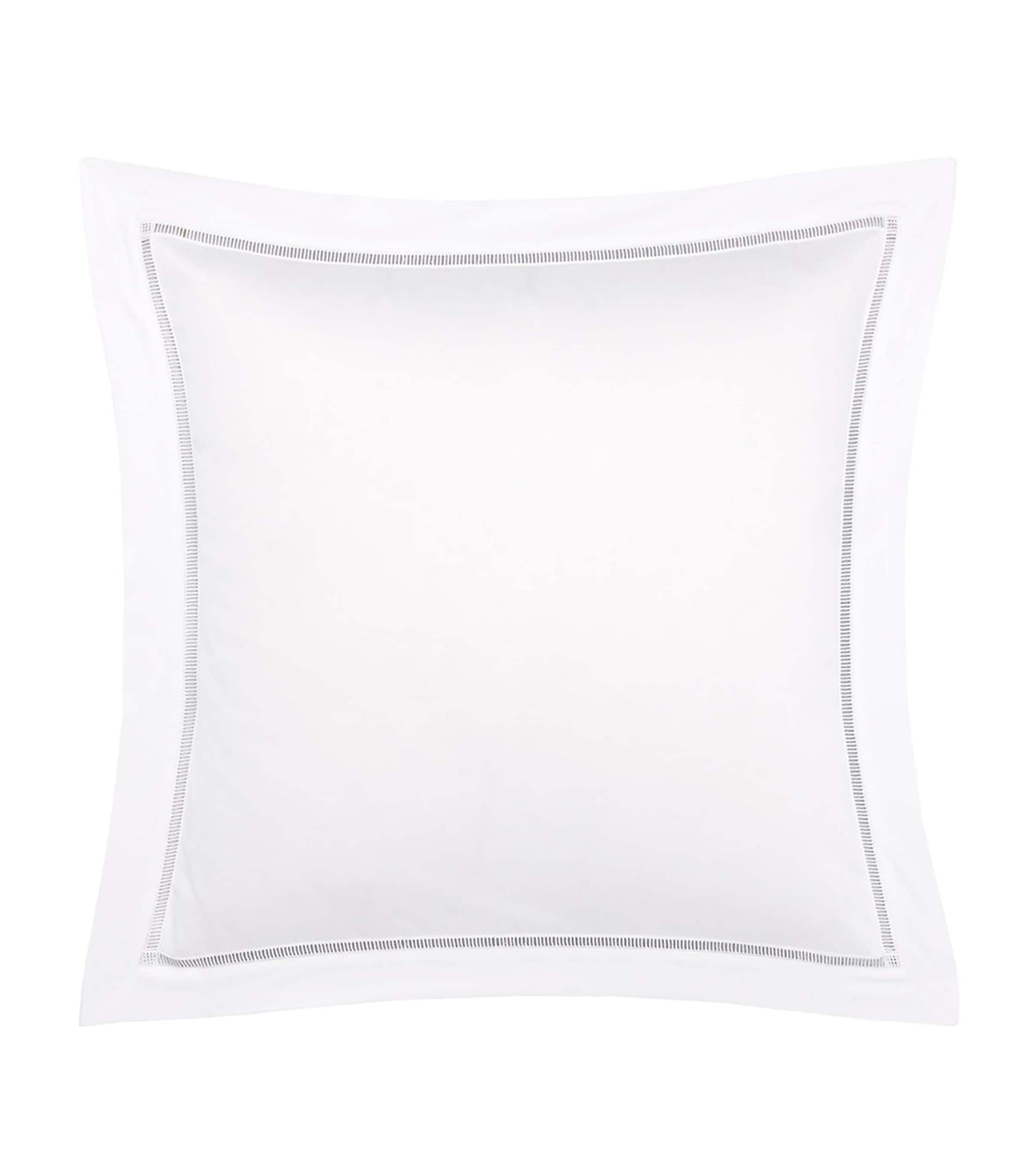 Yves Delorme Colisée Blanc Square Oxford pillowcase 65cm x 65cm (British brand)