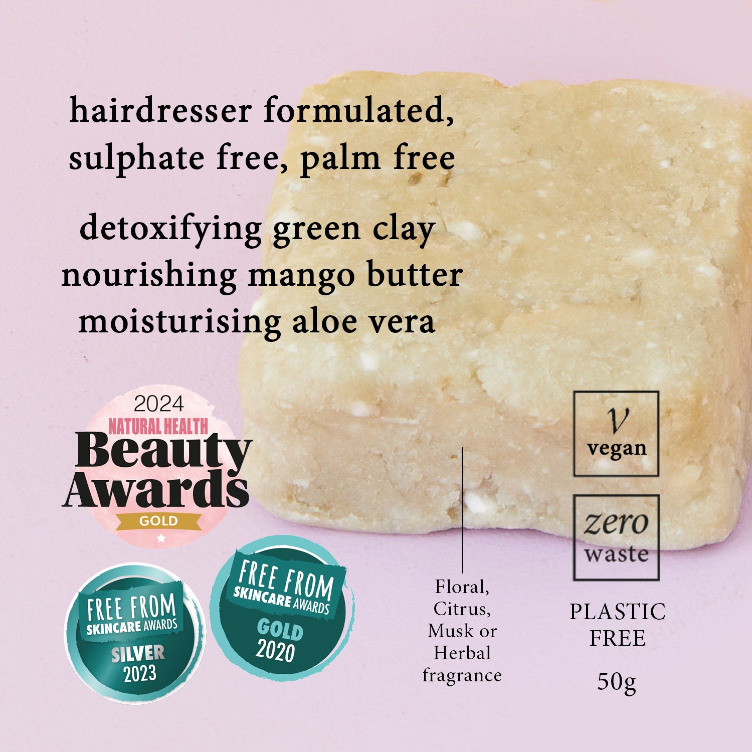 Hairy Jayne solid shampoo bar - British product