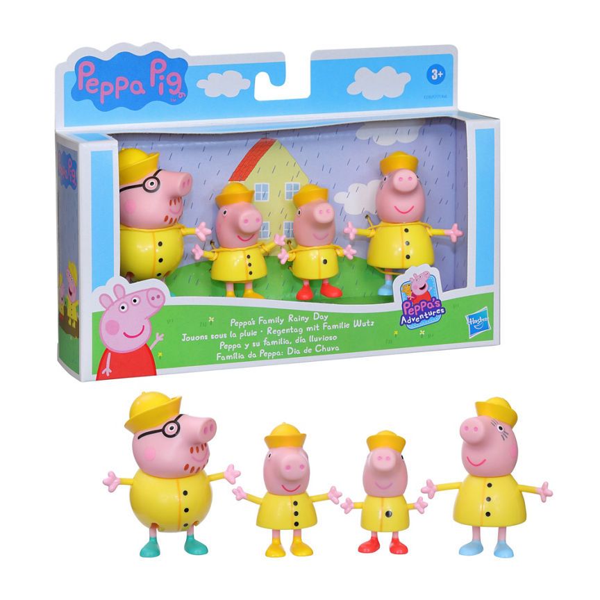 Peppa Pig Family Pack - Rainy Day