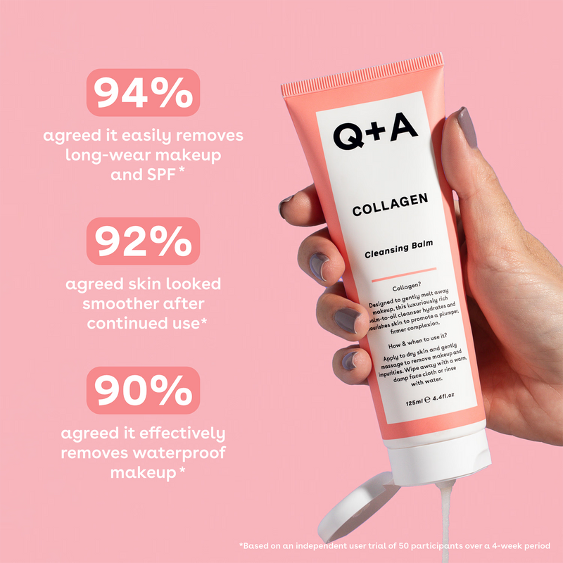 Q+A Collagen Cleansing Balm 125ml, UK version
