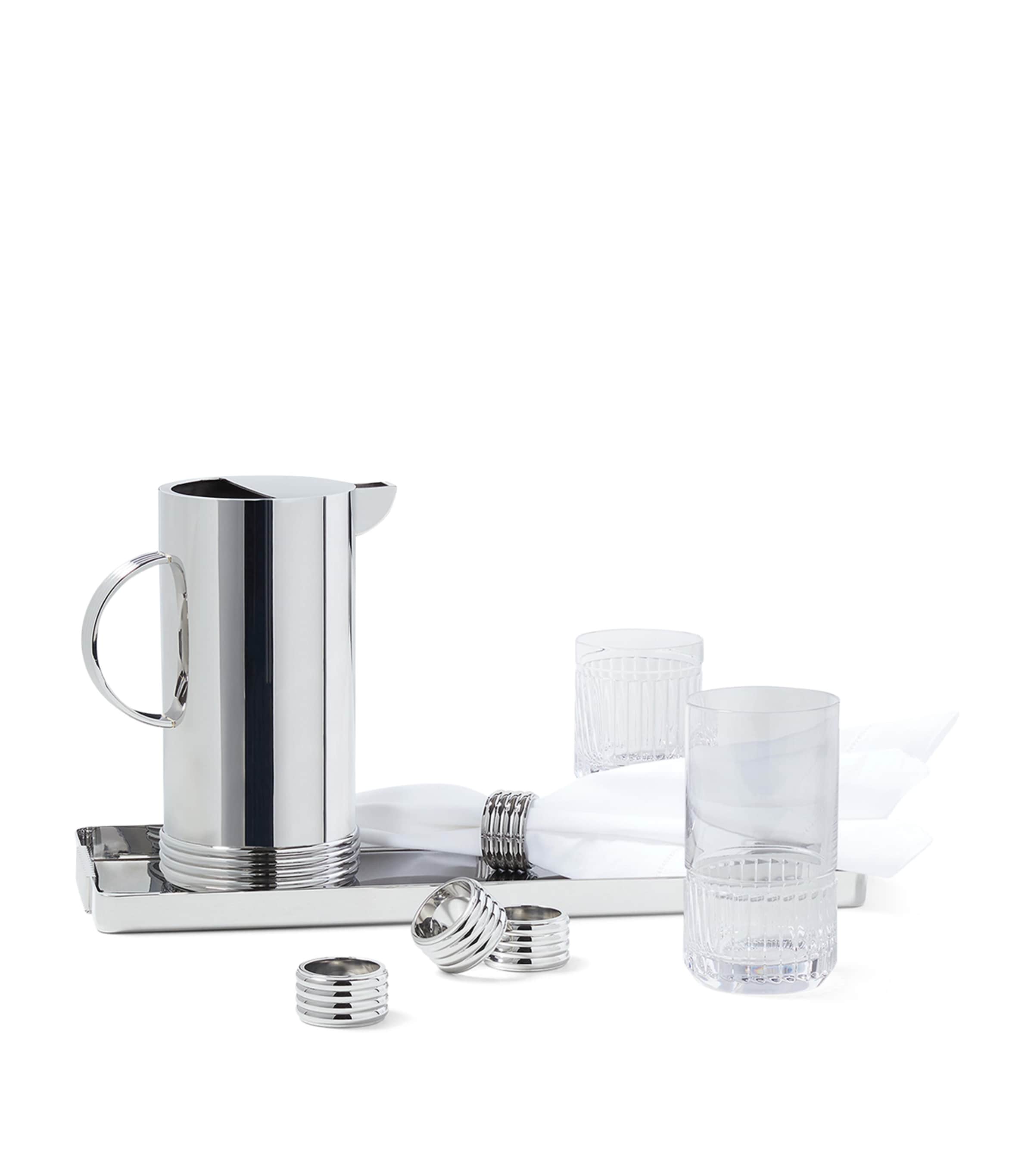 Ralph Lauren stainless steel Thorpe serving jug, imported from the UK