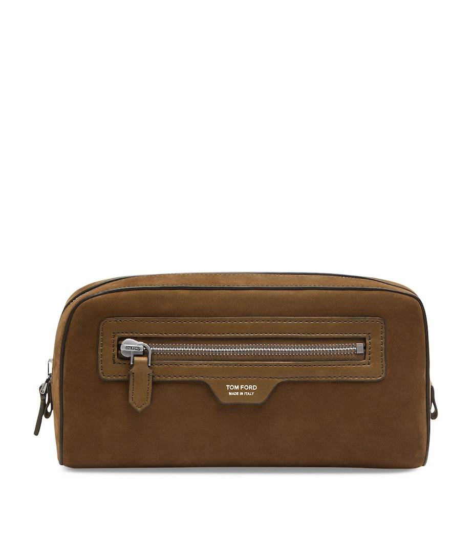 TOM FORD suede wash bag, UK version