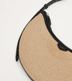 Alaïa Demi Lune woven straw shoulder bag - British product
