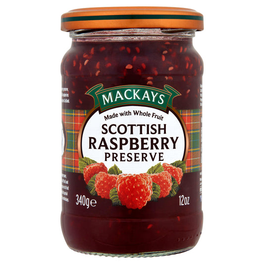 Mackays Scottish Raspberry Preserve 340g Jams & conserves Sainsburys   