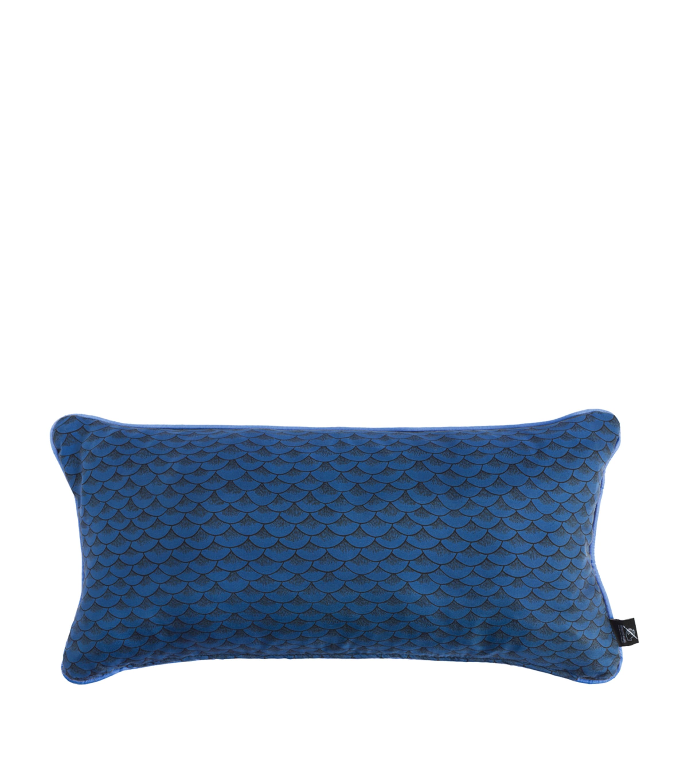 Fornasetti silk sardine cushion 25cm x 50cm - British product