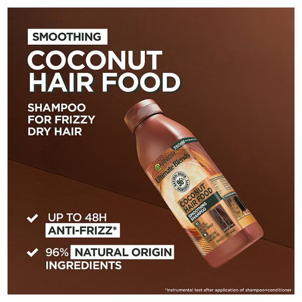 Garnier Ultimate Blends Hair Food Coconut Shampoo 350ml, UK version