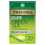 Twinings Decaf Pure Green Tea 20 Tea Bags GOODS ASDA   