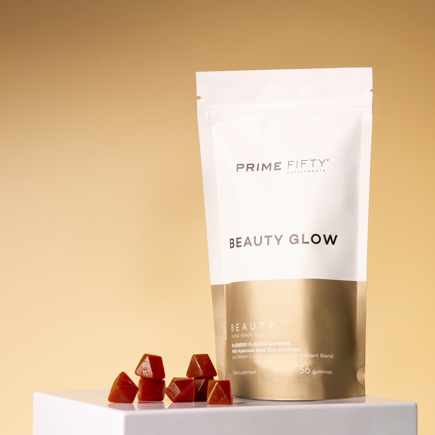 Beauty Glow Hyaluronic Acid Biotin Gummies 56 (British brand)