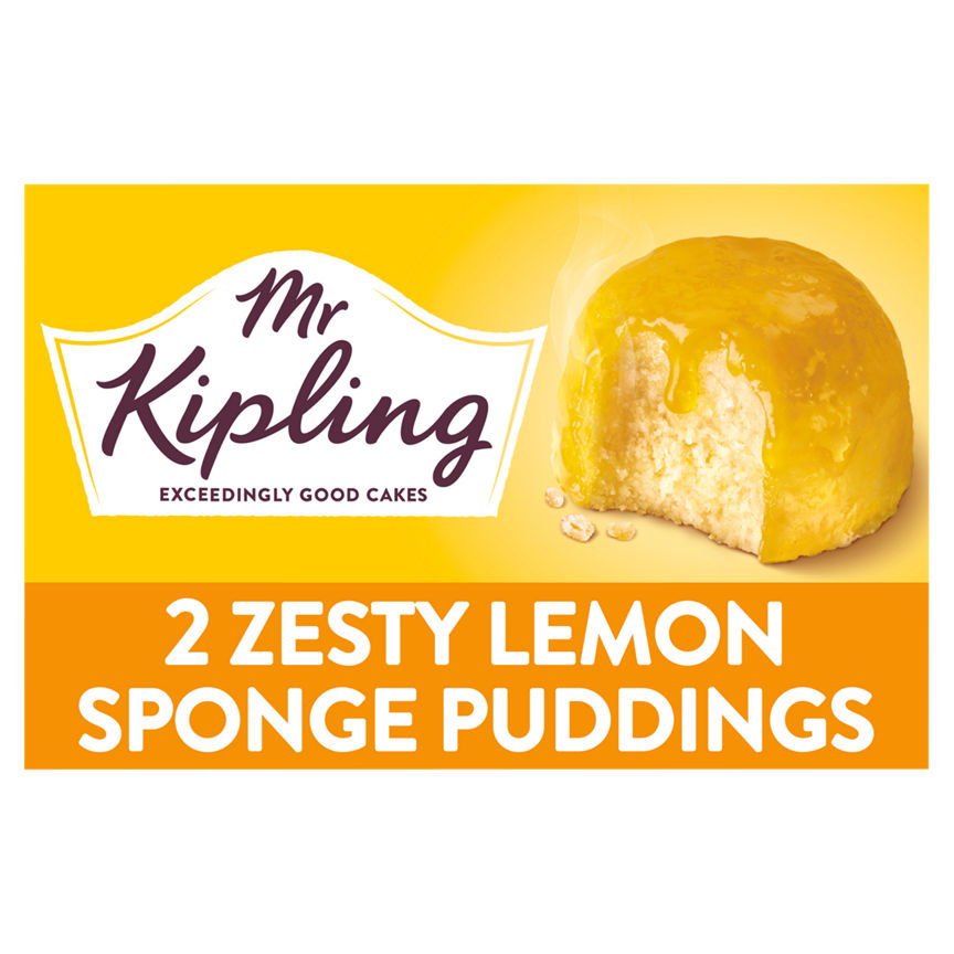 Mr. Kipling Lemon Sponge Puddings Dessert GOODS ASDA   