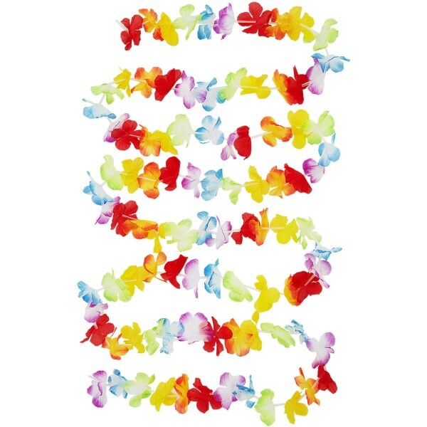 Smiffys Lei Bunting multi-coloured 300cm, imported from the UK