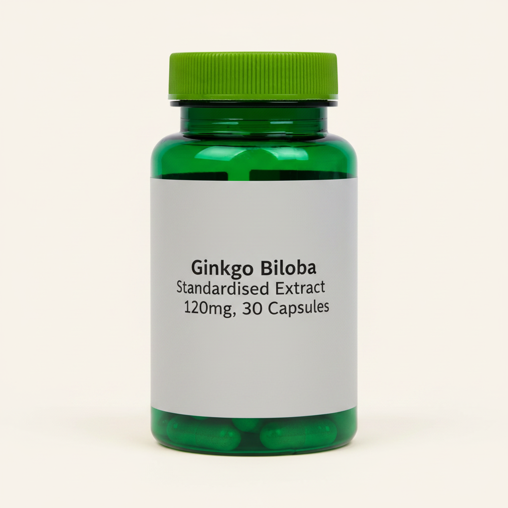 Holland & Barrett Ginkgo Biloba 120mg 30 capsules, UK version