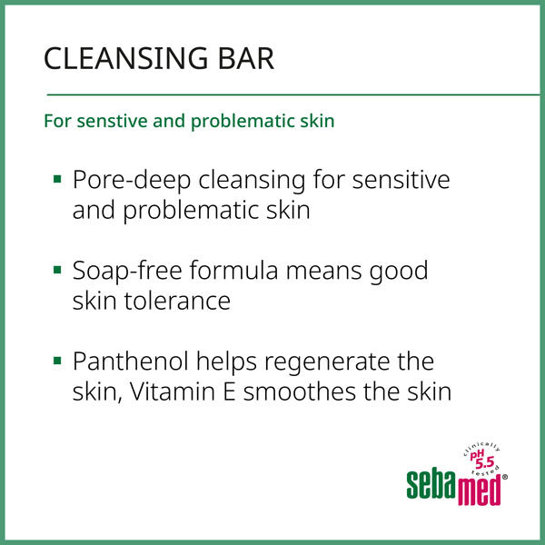 Sebamed cleansing bar sensitive skin 150g (British brand)