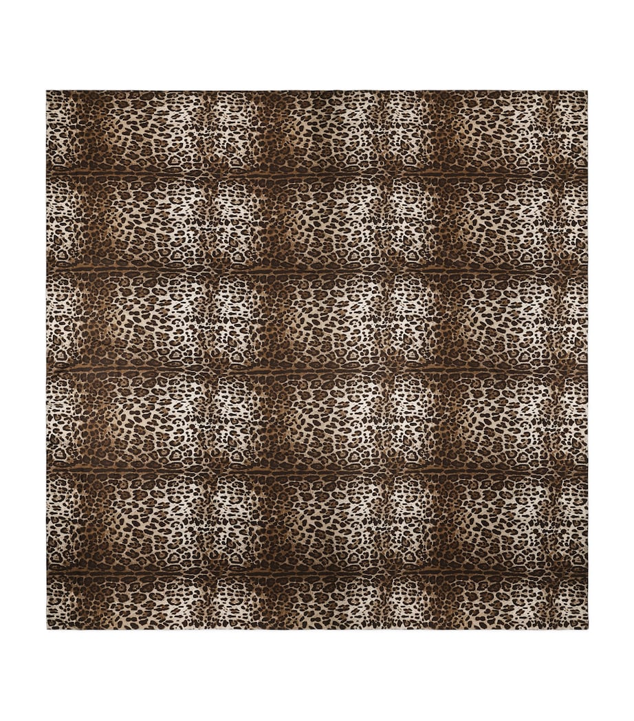 Dolce&Gabbana Casa leopard print King fitted sheet 300cm x 300cm - British product