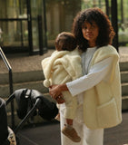 Binibamba sheepskin buggy mittens for winter, UK version