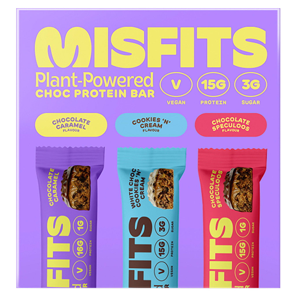 Misfits Choc Protein Bars x3 45g