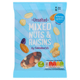 Sainsbury's Unsalted Mixed Nuts & Raisins 200g GOODS Sainsburys   