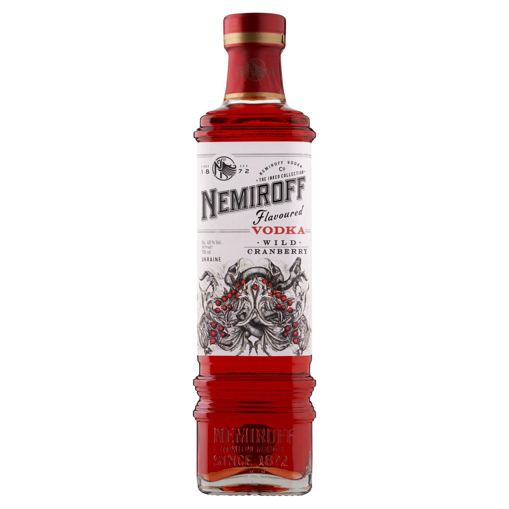 Nemiroff Flavoured Vodka Wild Cranberry 70cl