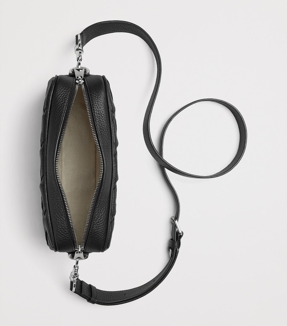 Bottega Veneta Intrecciato small leather camera bag - British product