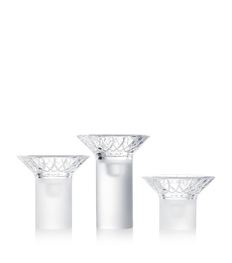 Waterford Lismore Arcus candlesticks set of 3 - British product