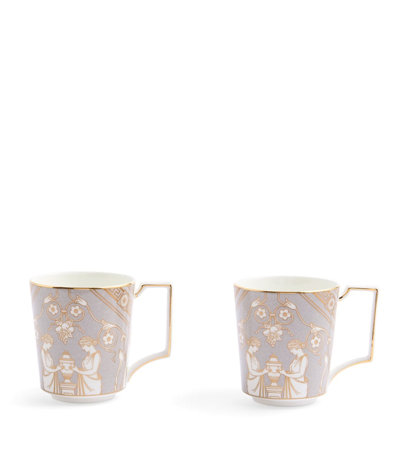 Wedgwood Renaissance set of two 300ml mugs (British brand)