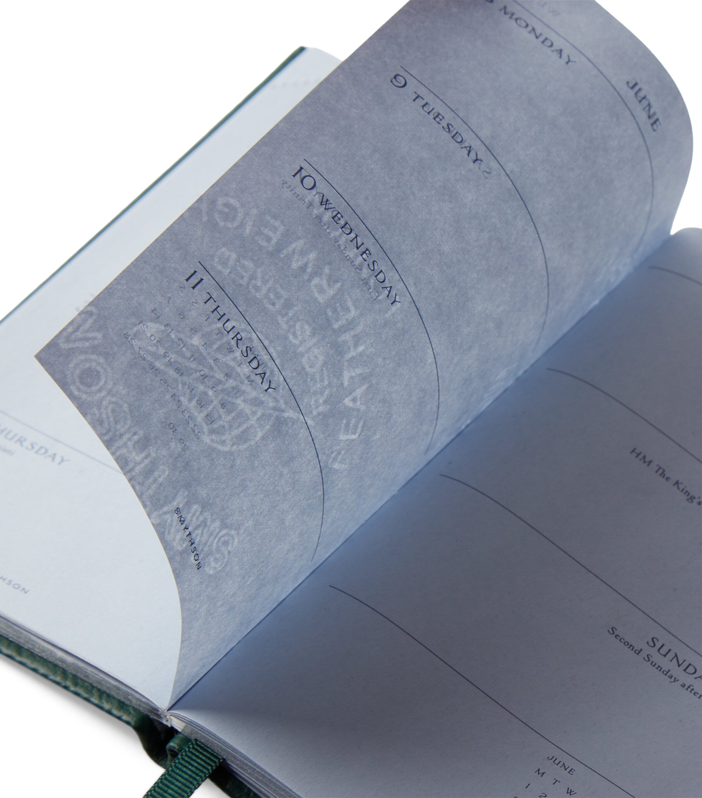 Smythson Panama Leather Weekly Diary 2026 (British brand)