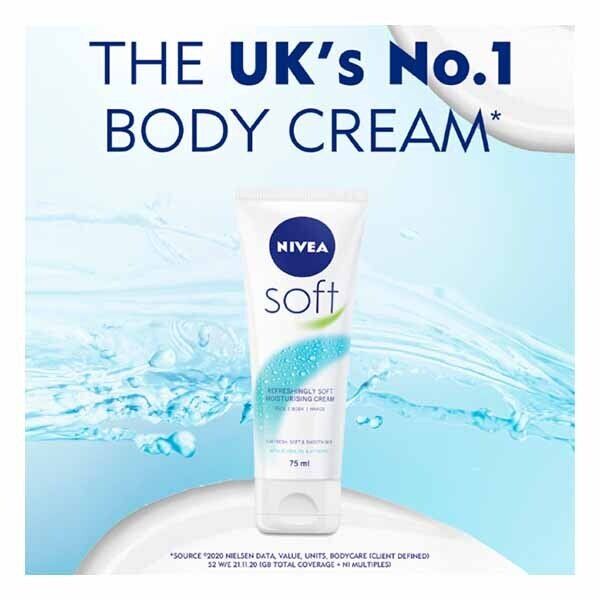 NIVEA Soft Moisturiser Cream for Face, Hands & Body, 500ml