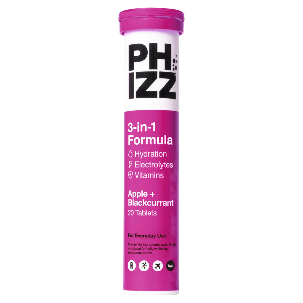 Phizz Multivitamin Hydration Apple & Blackcurrant Effervescent Tablets x20