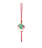 LOEWE radish design charm on calfskin strap, UK version