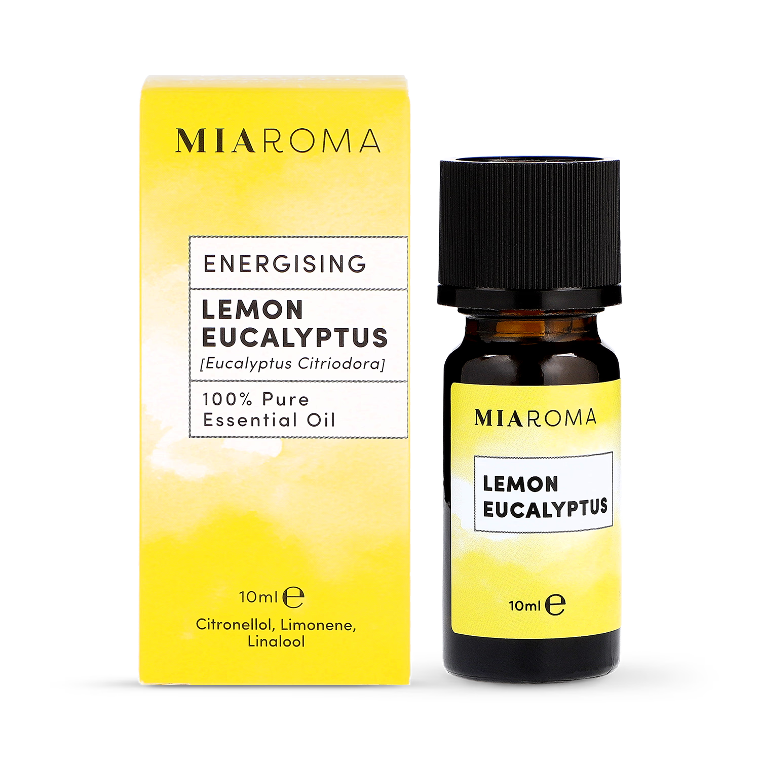 Miaroma Lemon Eucalyptus Essential Oil 10ml, imported from the UK