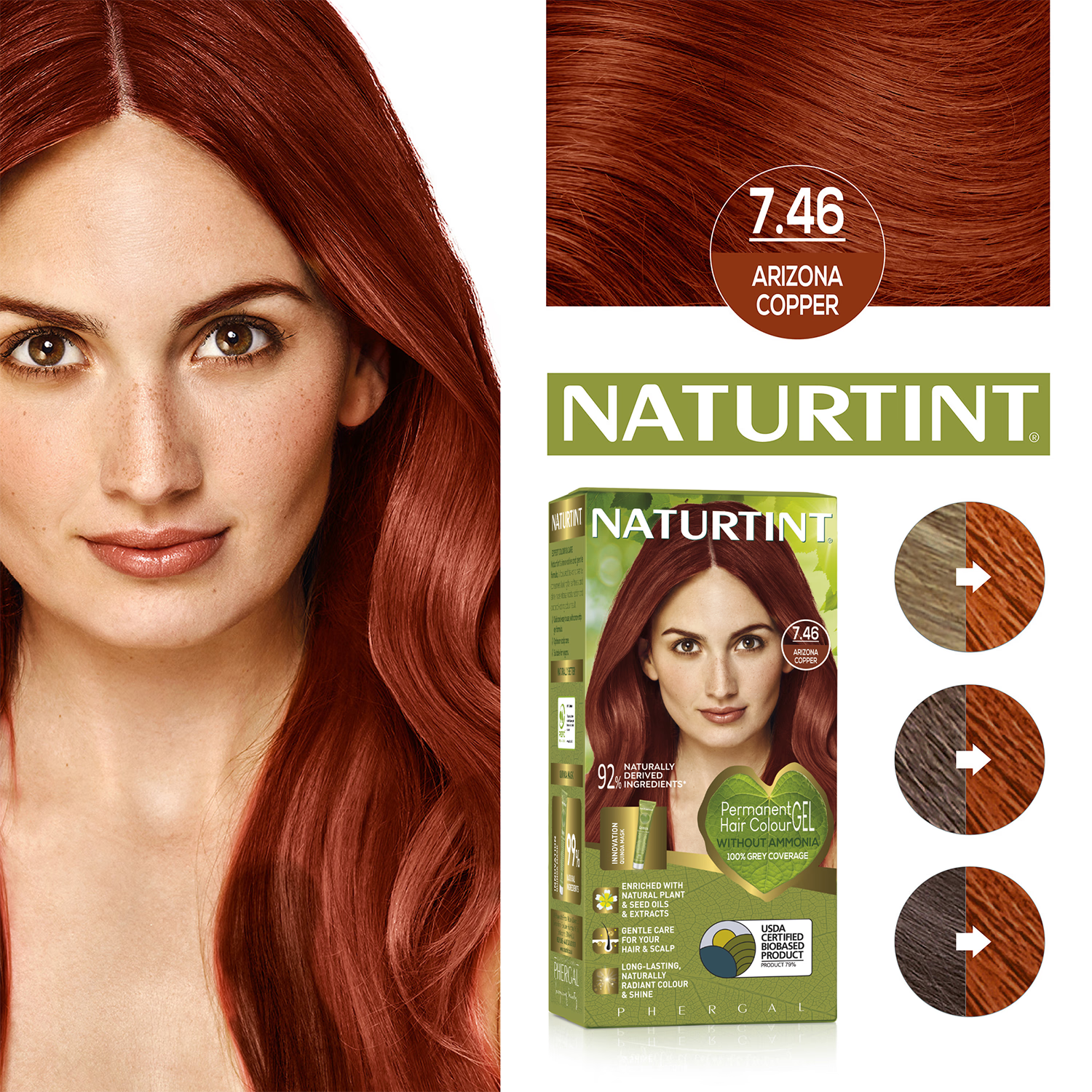 Naturtint permanent hair colour Arizona Copper, UK version