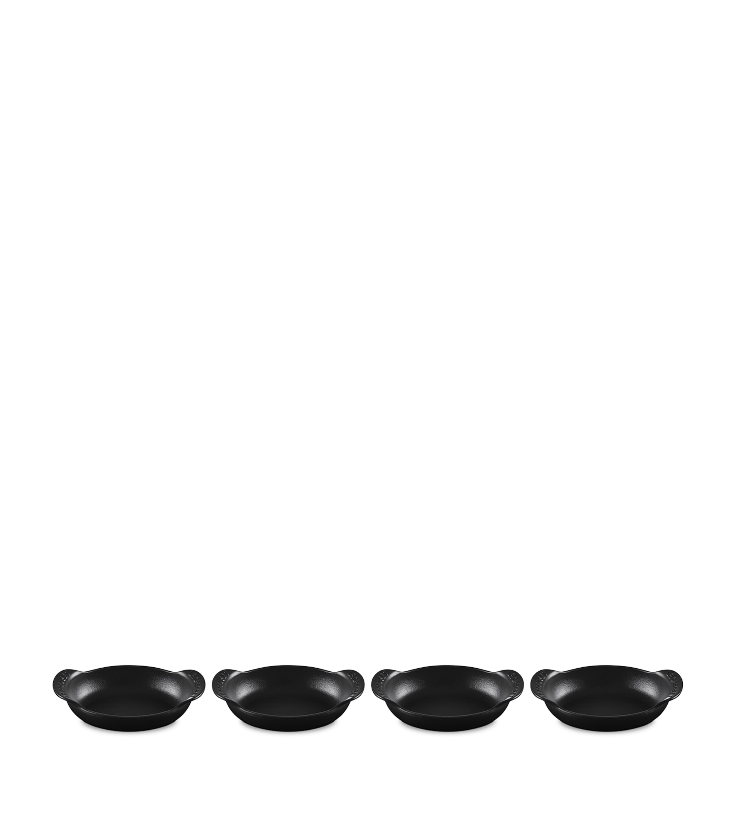 Le Creuset set of 4 mini bakers 15cm, imported from the UK