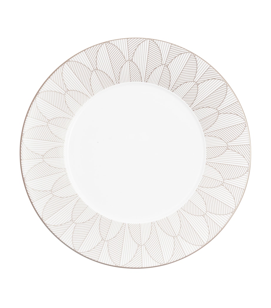 Christofle porcelain Malmaison Platinum Impériale dinner plate 27cm - British product