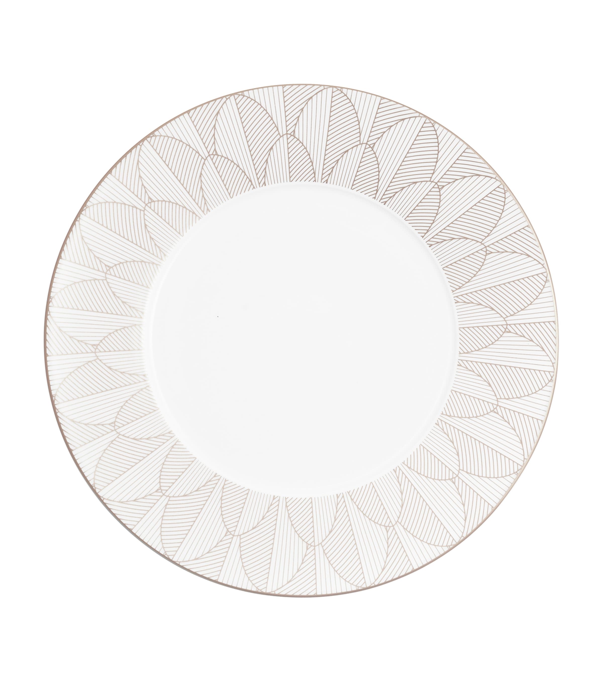 Christofle porcelain Malmaison Platinum Impériale dinner plate 27cm - British product