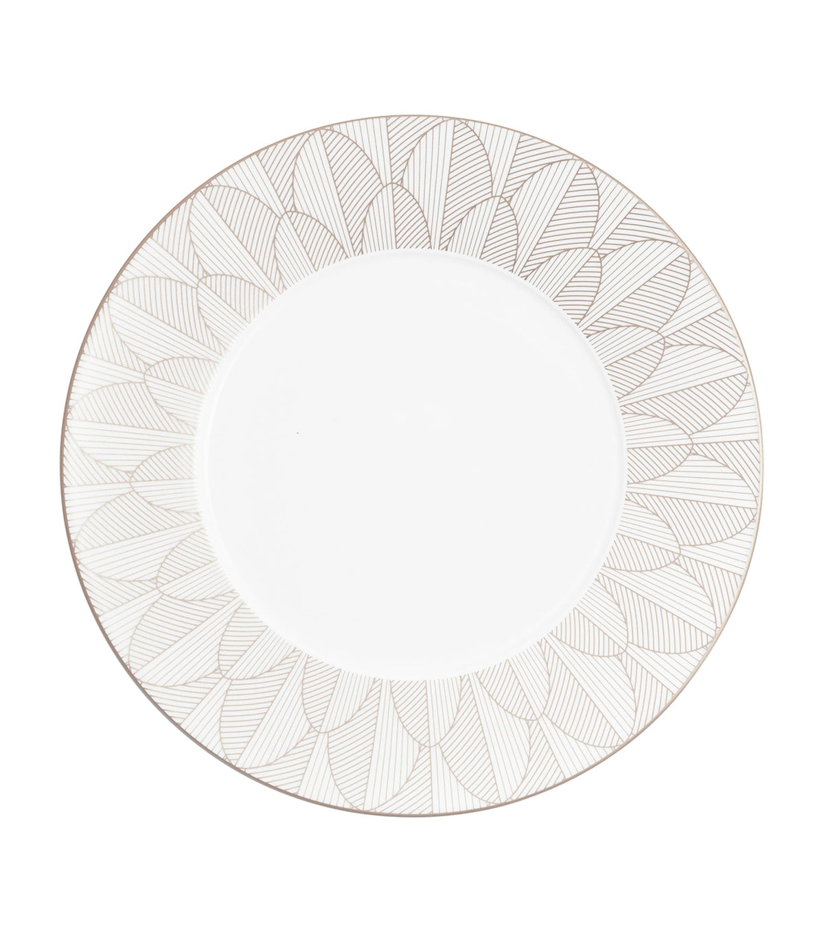 Christofle porcelain Malmaison Platinum Impériale dinner plate 27cm - British product